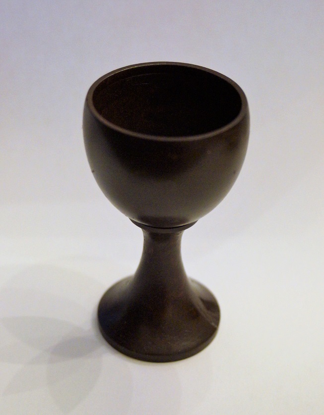 Dark Wooden Egg Cup