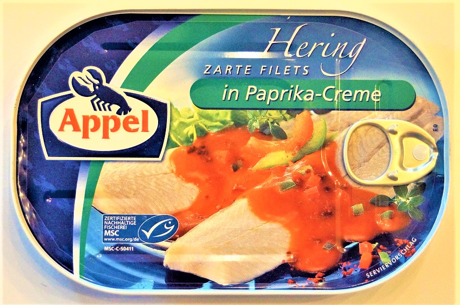 Herring Fillets in Paprika Cream Sauce - Appel