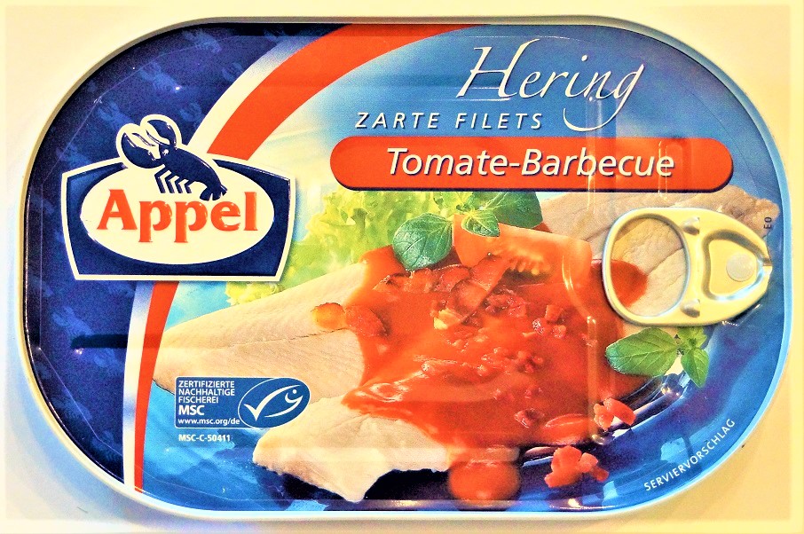 Herring Fillets in Tomato Barbecue Sauce - Appel
