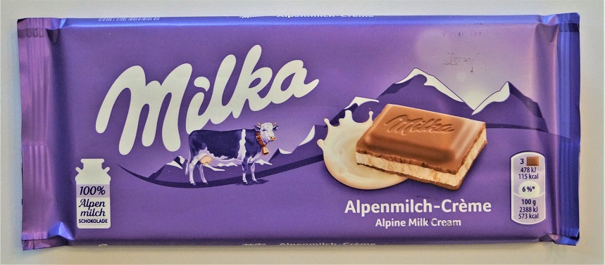 Milka Alpen-Milch Creme Chocolate Bar, Dutch Sweets- Dutch Sweets