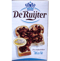 De Ruijter Milk Chocolate Flakes (Chocolade Vlokken - Melk)