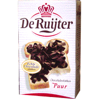 De Ruijter Dark Chocolate Flakes (Chocolade Vlokken - Puur)