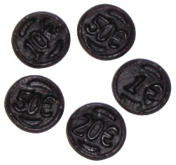 Munten Drop Licorice by K&H (Gustaf's Licorice Coins)